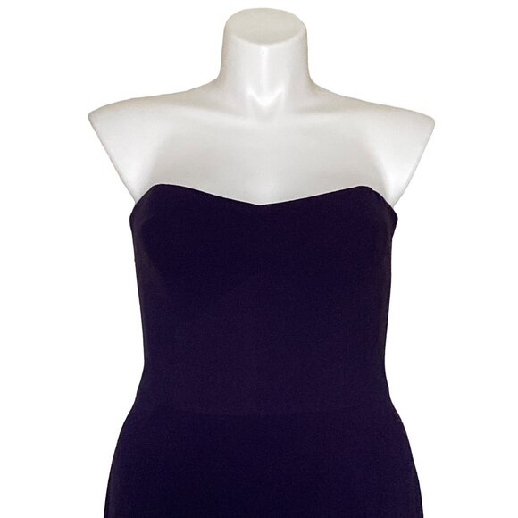 Dress The Population NWT $298 Ellen Strapless Trumpet Gown, Blue Women's Size XL - Picture 4 of 11